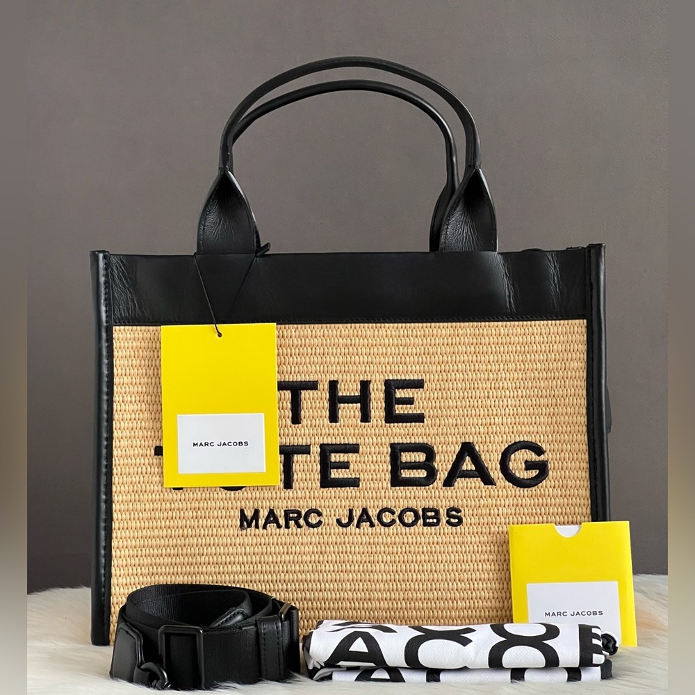 2Р3HTT014H02 - Marc Jacobs The Woven Medium Tote Bag - Picture 12 of 14